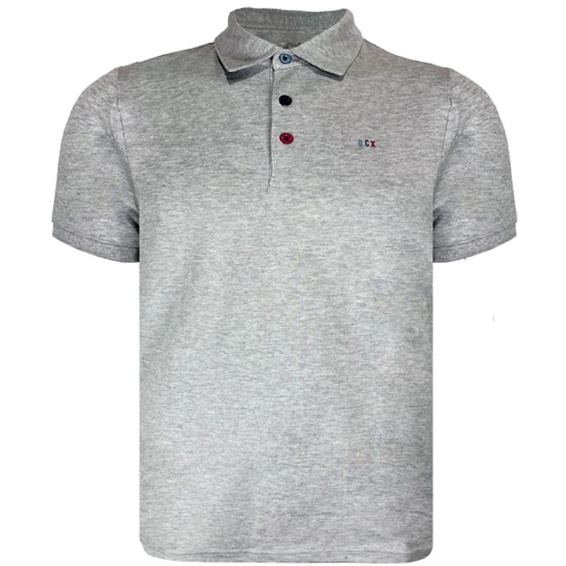 Grey polo shirt for men