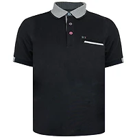 Black polo shirt for men
