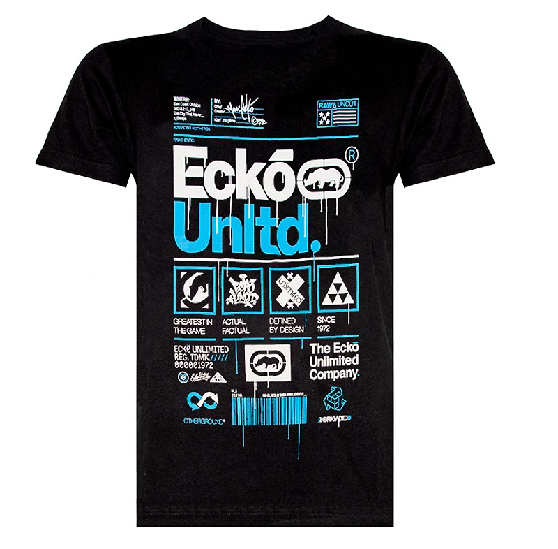 Black t-shirt Ecko Unltd for men