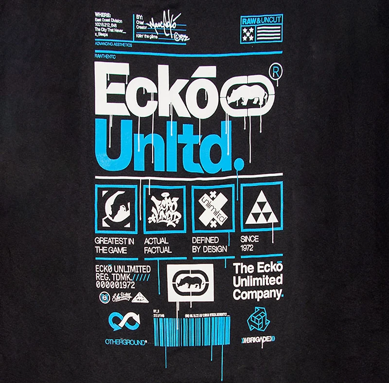 Black t-shirt Ecko Unltd for men