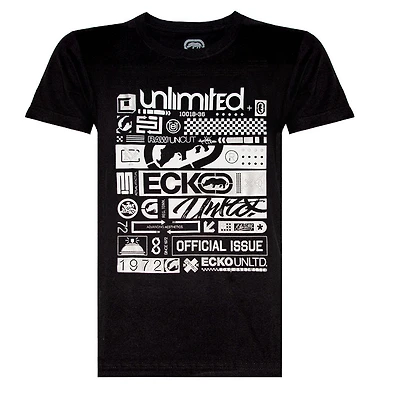 T-shirt noir Ecko Unltd pour homme