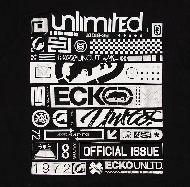 Black t-shirt Ecko Unltd for men