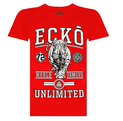 T-shirt rouge Ecko Unltd pour homme