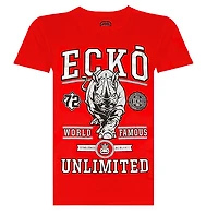 T-shirt rouge Ecko Unltd pour homme