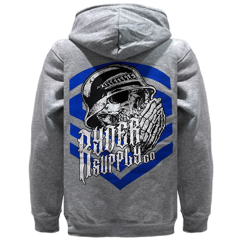 Grey hoodie Ryder Supply for men