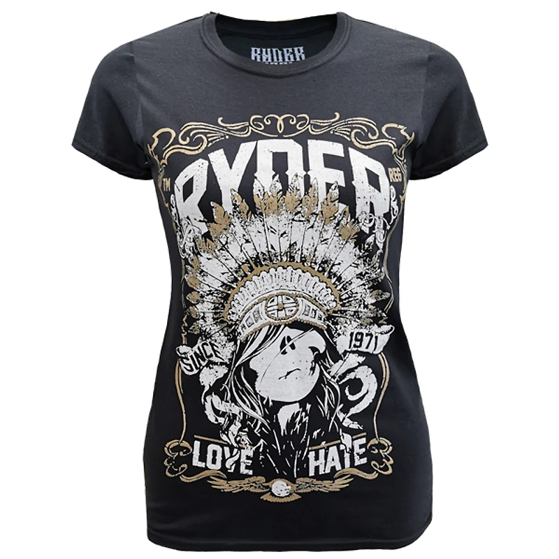 Black t-shirt Ryder for women