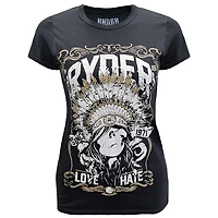 Black t-shirt Ryder for women