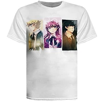 White unisex manga t-shirt