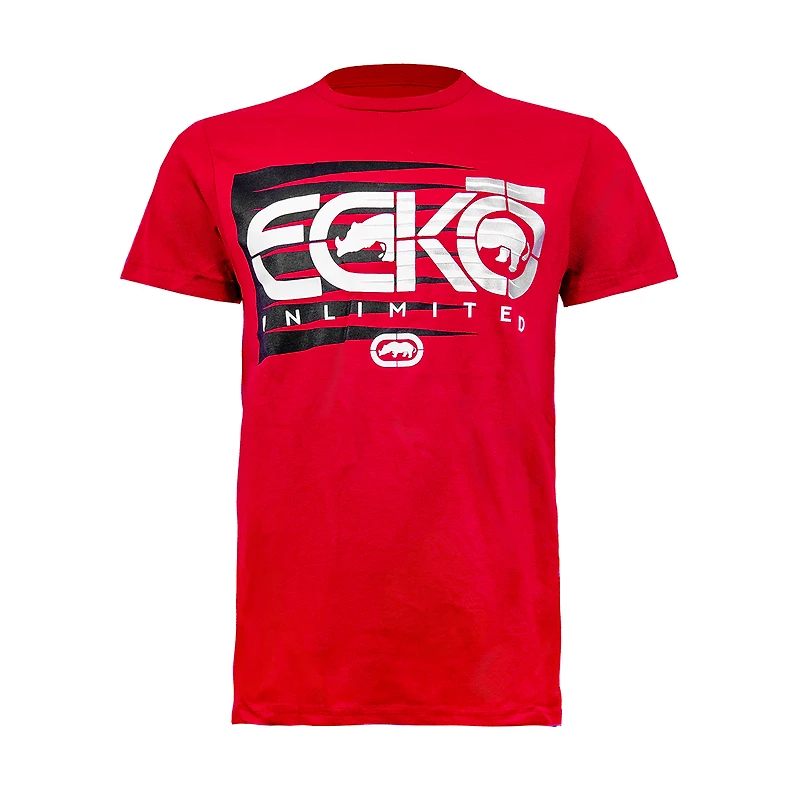 T-shirt rouge Ecko Unltd pour homme