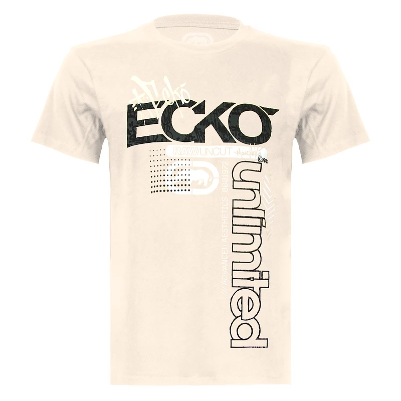 T-shirt beige Ecko Unltd pour homme