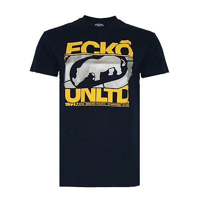 T-shirt bleu marin Ecko Unltd pour homme