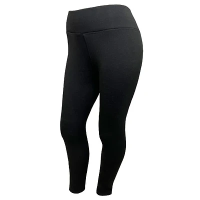 Black sherpa legging for women