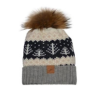 Grey beanie for women