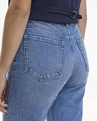 Tapered-Leg High-Rise Jean