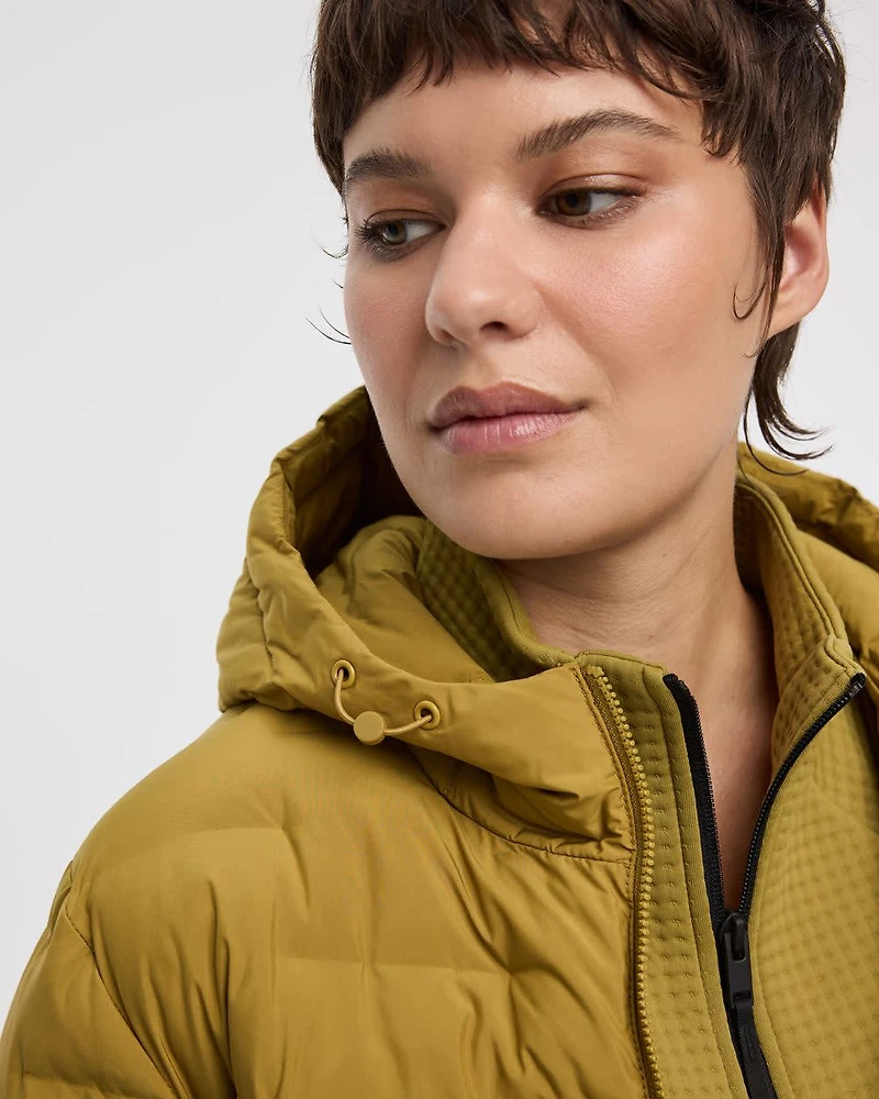 Manteau matelassé avec capuchon