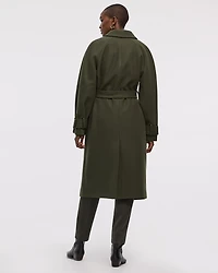 Manteau long avec ceinture