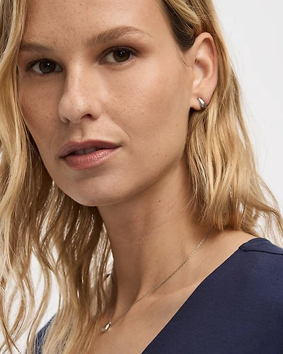 Stainless Steel Teardrop Earrings