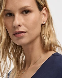 Stainless Steel Teardrop Earrings