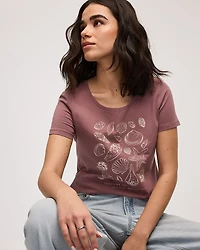 Scoop Neck Graphic T-Shirt