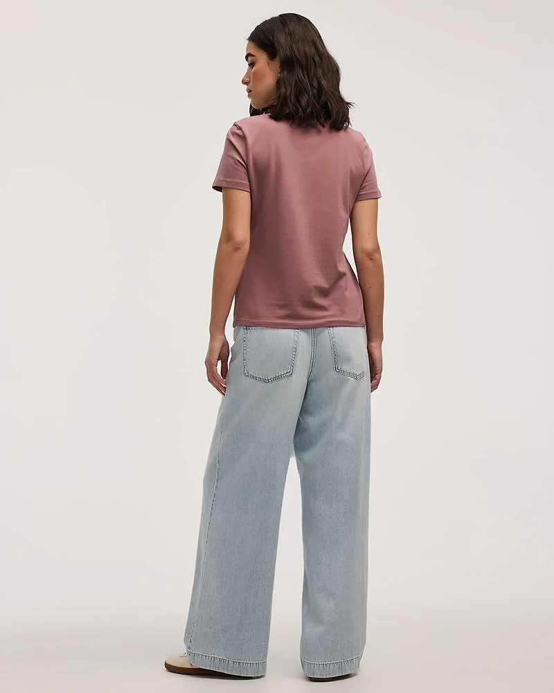 Scoop Neck Graphic T-Shirt