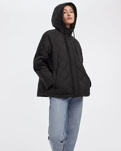Quilted Hooded Jacket
