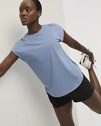Extended-Sleeve Jacquard Tee