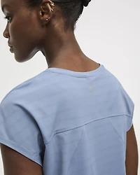 Extended-Sleeve Jacquard Tee
