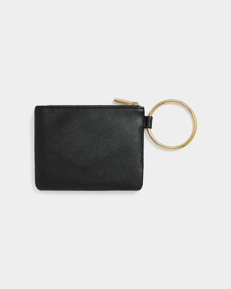 Faux Leather Card Holder