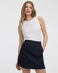 Jupe courte en denim