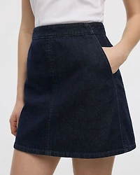 Jupe courte en denim