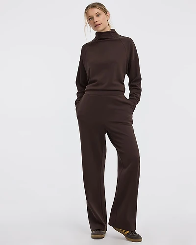 Wide-Leg Pull-On Pant