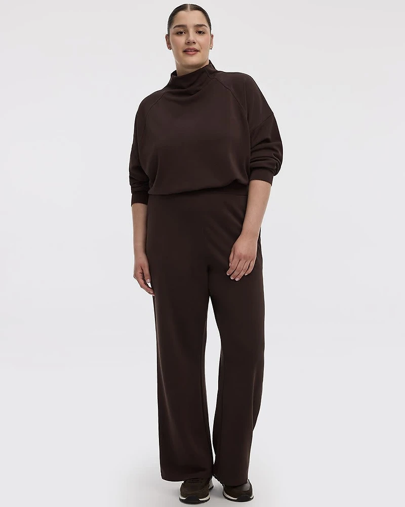 Wide-Leg Pull-On Pant
