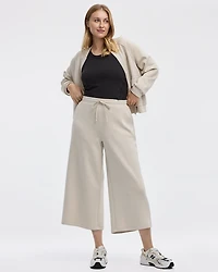 Cropped Wide-Leg Pants