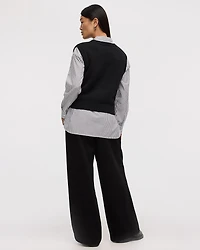 V-Neck Knit Vest