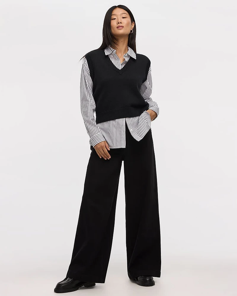 V-Neck Knit Vest