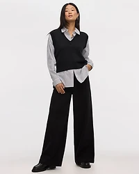 V-Neck Knit Vest