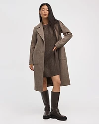 PlushSoft Crew-Neck Cable-Knit Dress