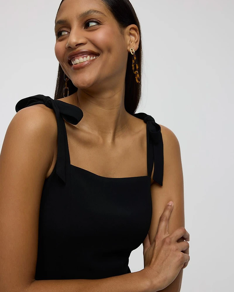 Sleeveless Bustier Dress with Square Neckline -Toni Fifi. x Reitmans