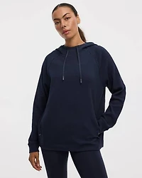 Tunique à capuchon en jacquard