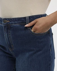 Wide-Leg Mid-Rise Jean