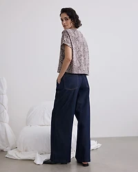 Extended-Sleeve Crew-Neck T-Shirt