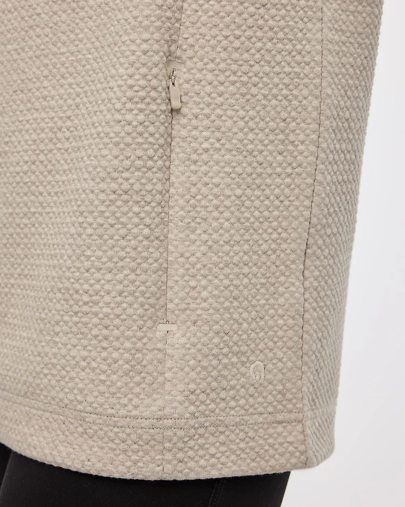Hooded Jacquard Tunic