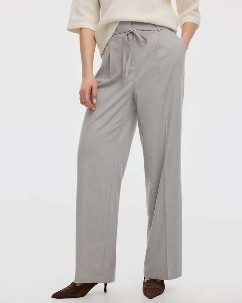 Wide-Leg High-Rise Pant