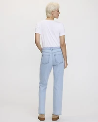 Straight-Leg Mid-Rise Jean