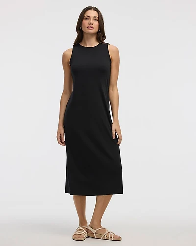 Sleeveless Column Midi Dress