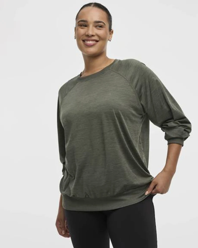 Long-Sleeve Crew-Neck Pullover