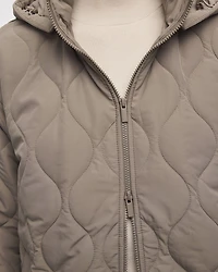 Manteau matelassé à capuchon amovible