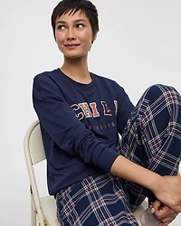 Long-Sleeve Crew-Neck Sweatshirt