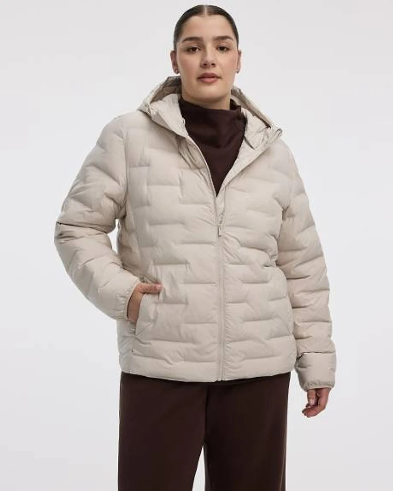 Manteau matelassé avec capuchon
