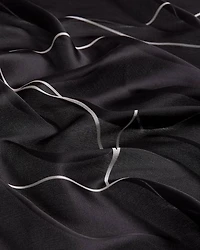 Square Scarf with Geometric Pattern